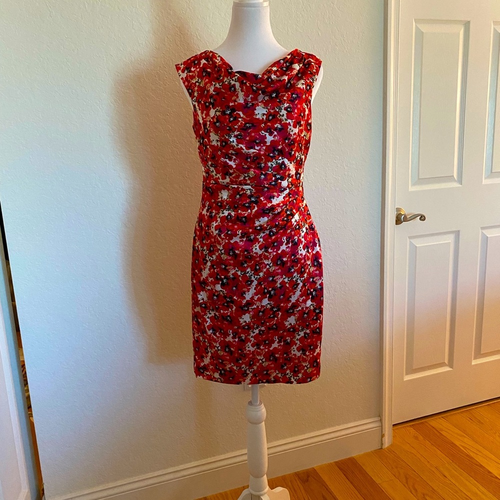 Ann Taylor poppy dress size 0